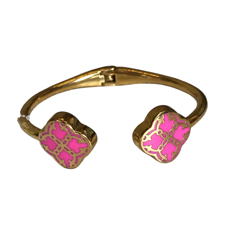 Bracelet Bangle By Kendra Scott In Gold and Pink