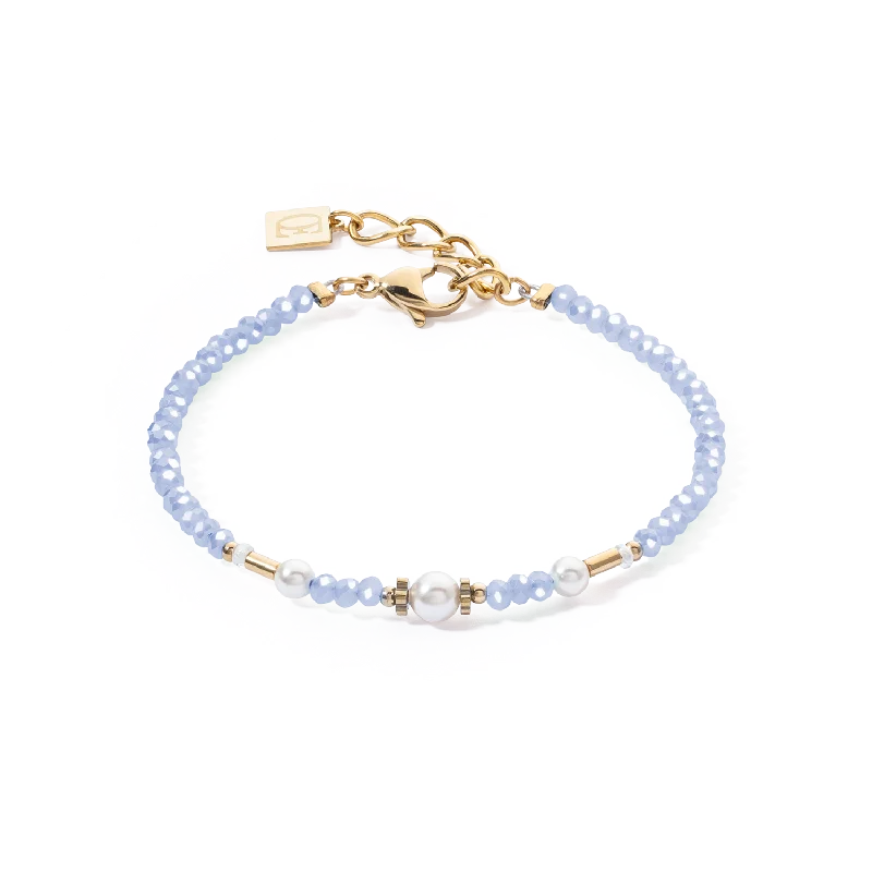 Bracelet Little Twinkle Pearl Mix light blue