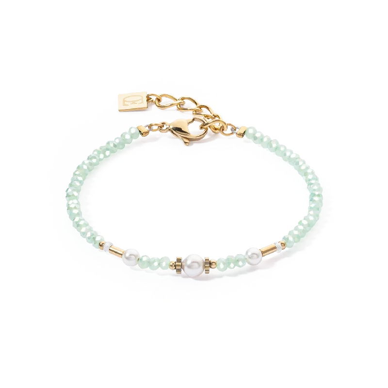 Bracelet Little Twinkle Pearl Mix light green