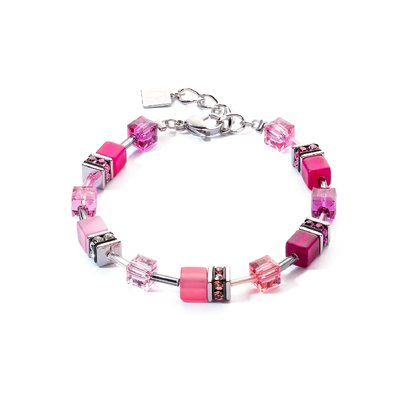 GeoCUBE® Iconic bracelet Viva Magenta