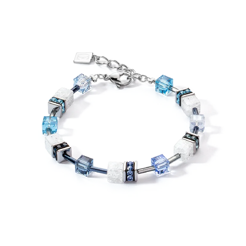 GeoCUBE® Iconic Nature bracelet blue white