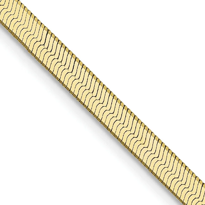 10KT Yellow Gold 16-inch 3MM Herringbone Chain