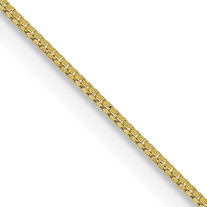 10KT Yellow Gold 24-inch 0.5MM Box Pendant Chain