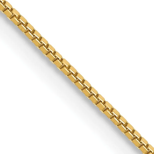 14KT Yellow Gold 14-inch 0.7MM Lobster Clasp Box Chain