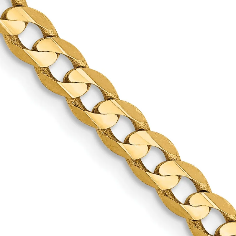 14KT Yellow Gold 26-inch 3.8MM Curb Chain