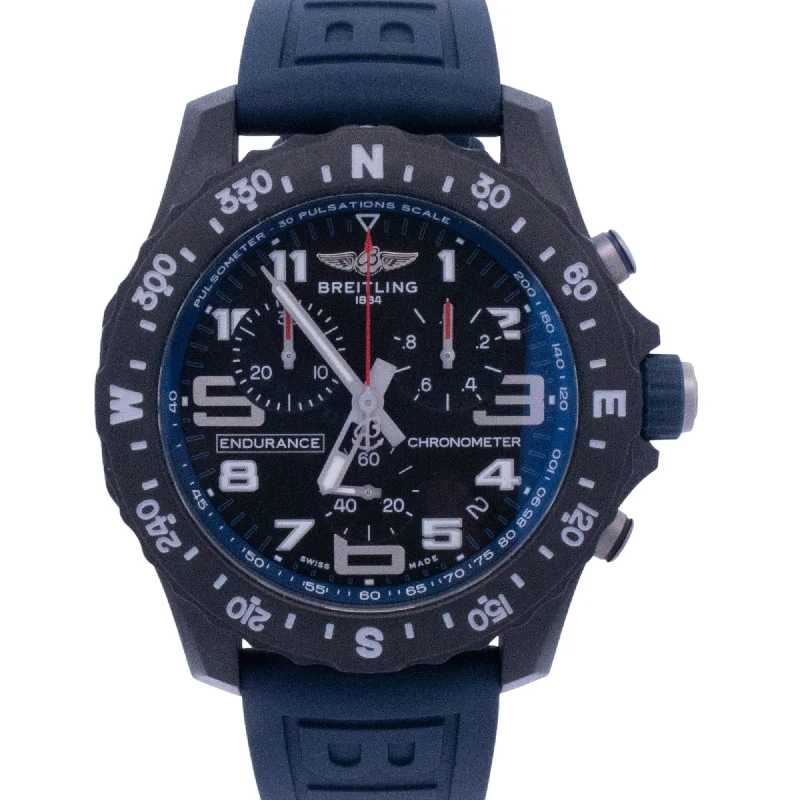 Breitling Endurance Pro 44mm Breitlight Black Chronograph Dial Watch Reference# X82310D51B1S1