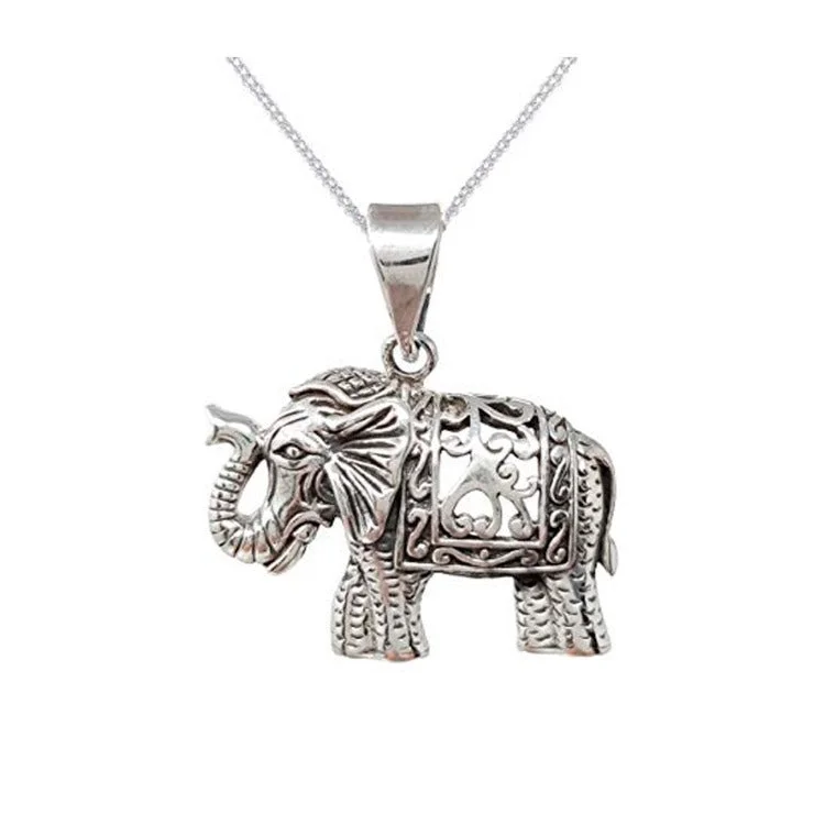 Women's Elephant Necklace | Beautiful Elephant Pendant on Chain Necklace for Women Girls