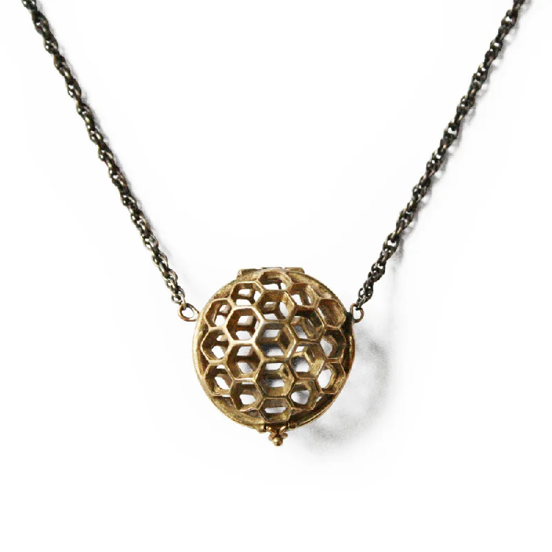 Open Honeycomb Necklace