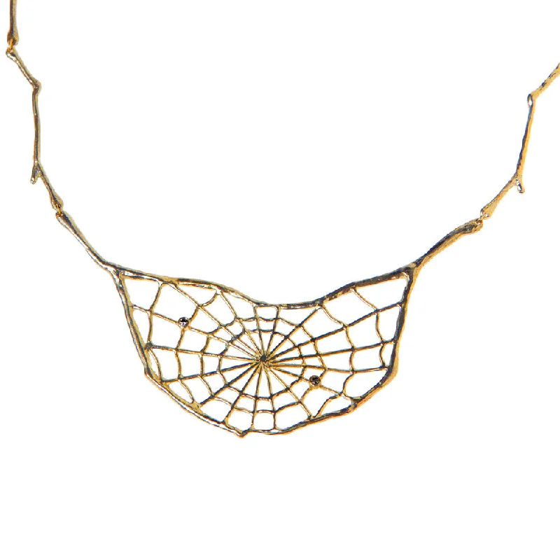 Spider Web Necklace