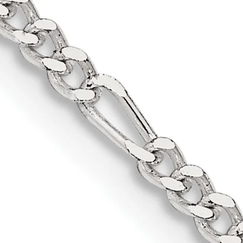 Sterling Silver 18-inch 2.25MM Lobster Clasp Figaro Chain