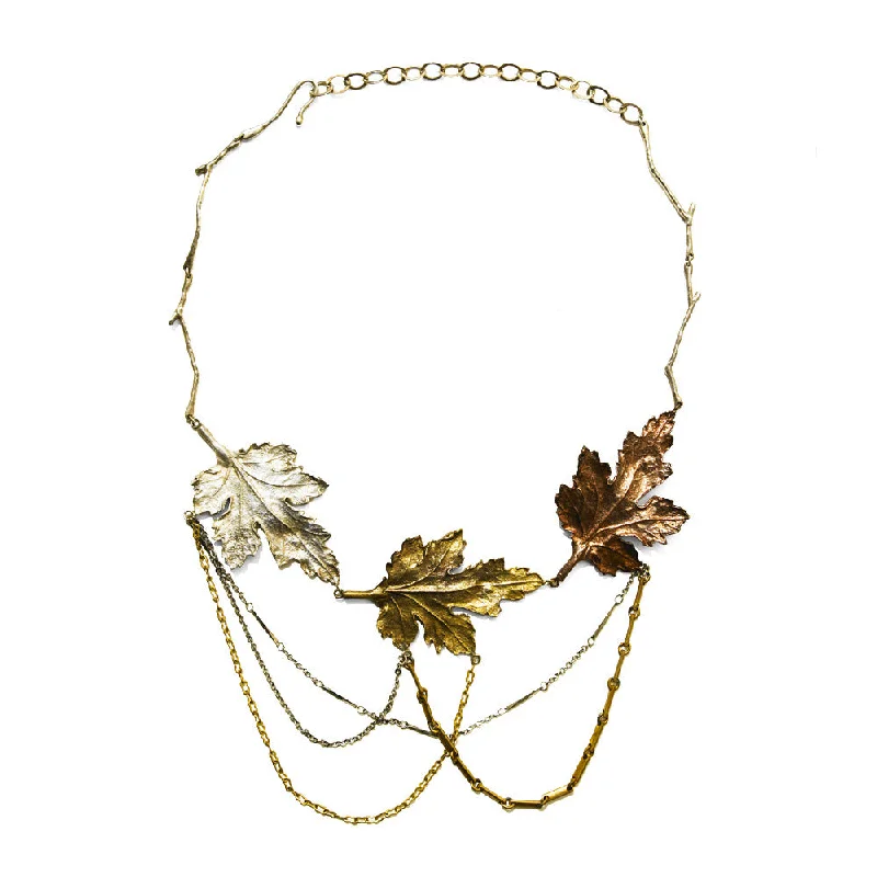 Three Leaves Necklace