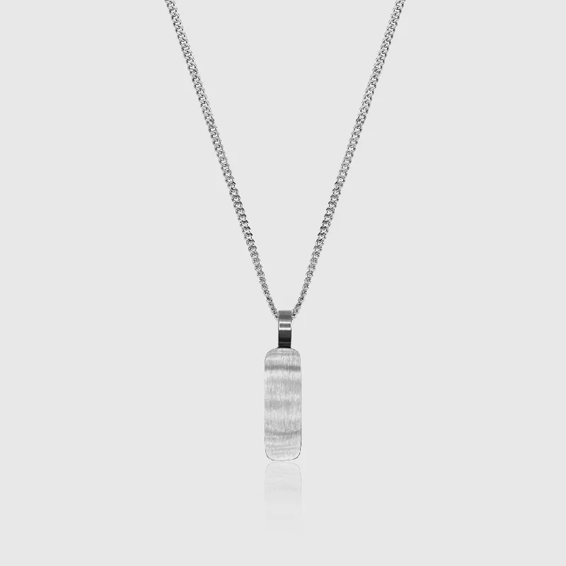 "TOTE" PENDANT - WHITE GOLD