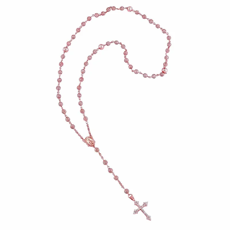 DIAMOND ROSARY NECKLACE