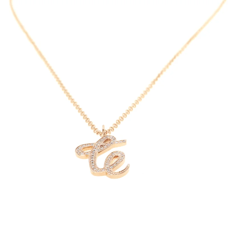 Graffiti Monogram Diamond Necklace