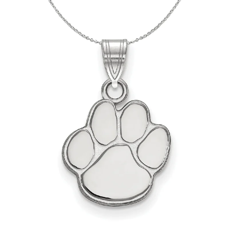 Sterling Silver Auburn U Small Pendant Necklace