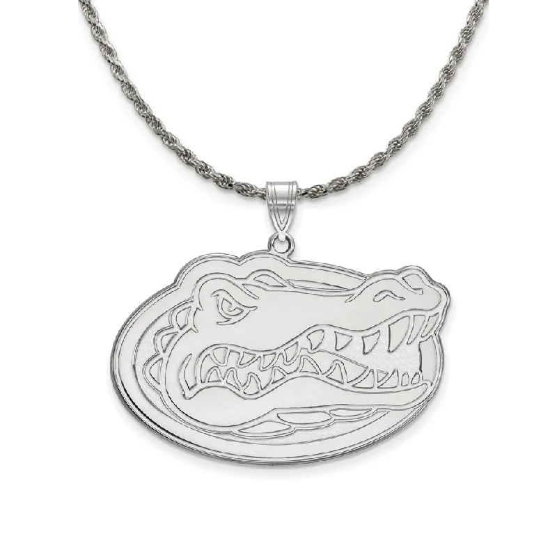 Sterling Silver U of Florida XL Pendant Necklace