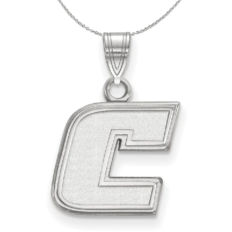 Sterling Silver U. of Tenn at Chattanooga Small Initial C Necklace