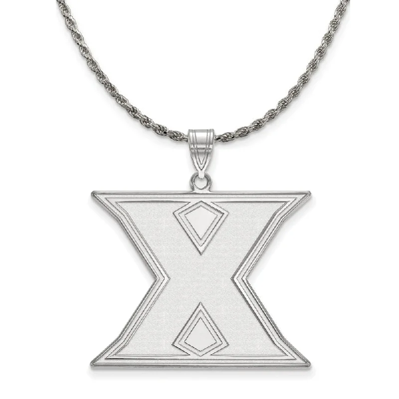 Sterling Silver Xavier U. XL Initial X Necklace