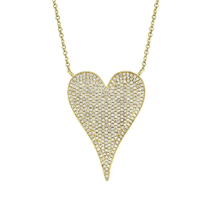 0.83 ctw Diamond Heart Necklace