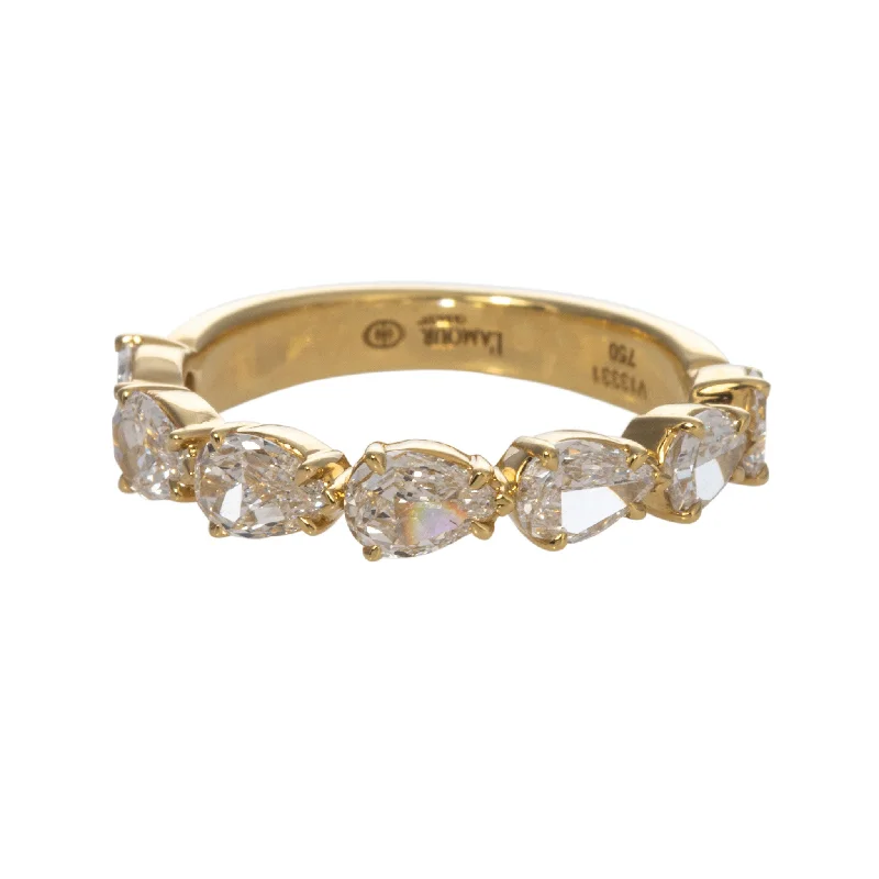 1.30ctw L’Amour Crisscut Pear Diamond 7-Stone Band