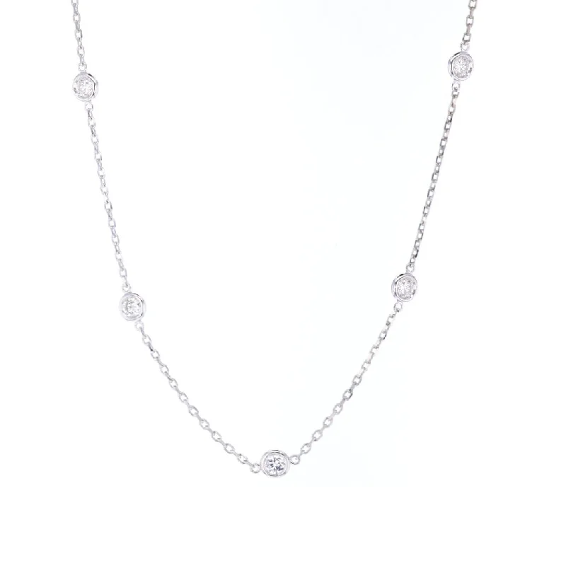 1.32 ctw Diamonds By The Yard Necklace