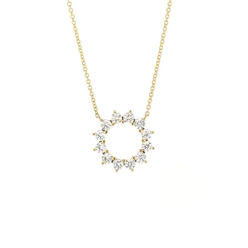 18" 1.50 ctw Diamond Stationary Pendant Necklace | M10273215