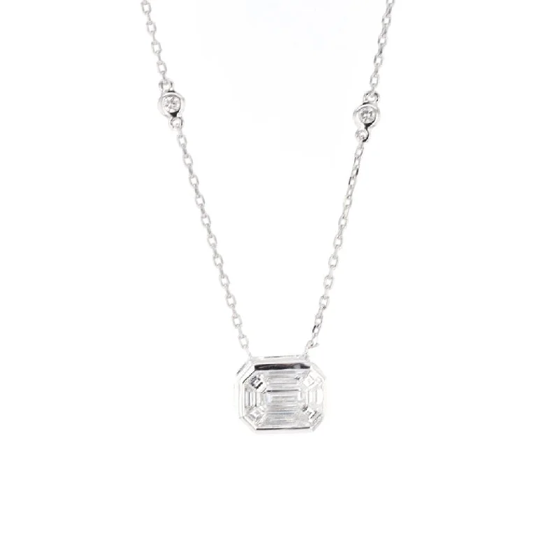 16.5" 0.83 ctw Diamond Stationary Pendant Necklace | M10278634