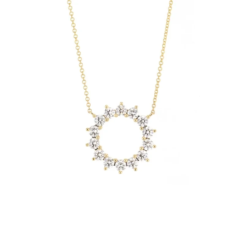 18" 2.04 ctw Diamond Stationary Pendant Necklace | M10273220