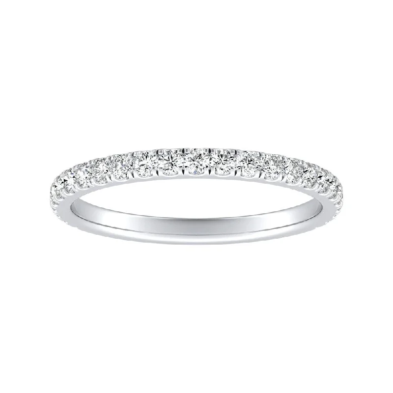 Auriya 1/3ctw Stackable Diamond Wedding Band Platinum