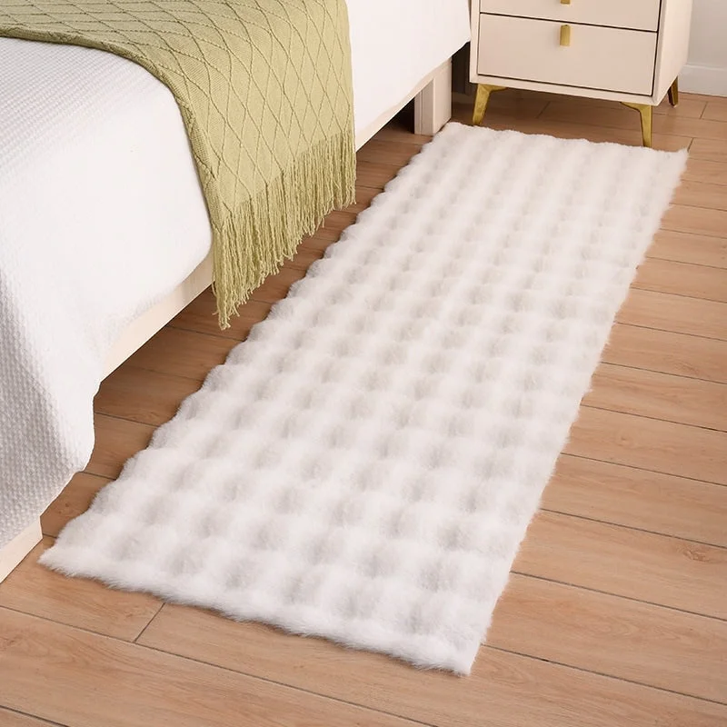 Cream style carpet bedroom bedside mat