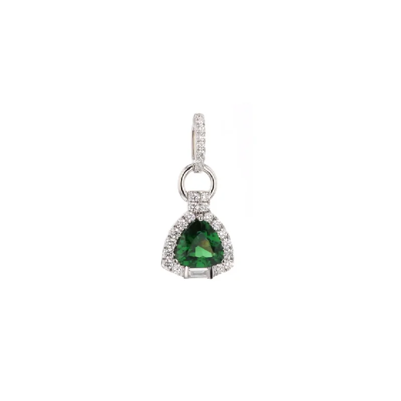 Tourmaline & Diamond Pendant