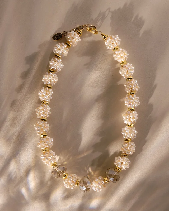 Cornelia Freshwater Pearl Cluster Necklace