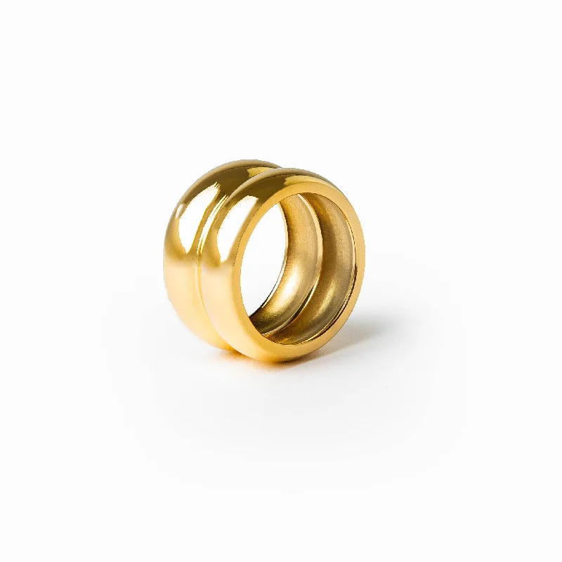 Metera Chunky Ring - Gold