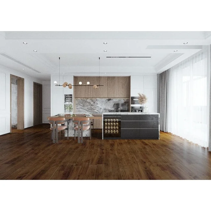 Sango Premier Hickory 1/2" x 5" x Random Length Handscraped Engineered Hardwood Flooring (Finish Option)