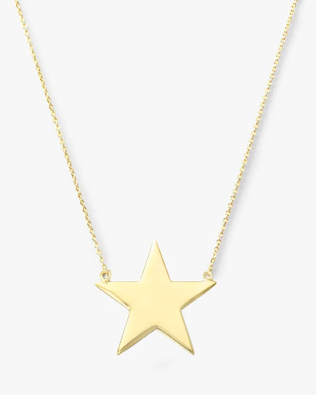 "You Are My Big Star" Necklace - Gold