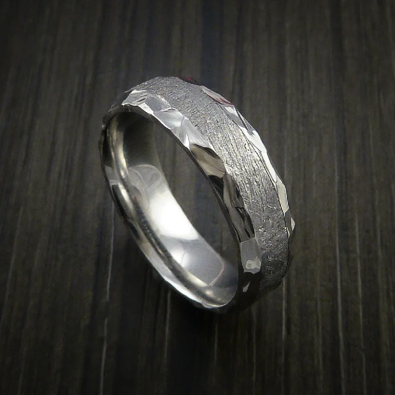 Gibeon Meteorite in Inconel Wedding Men's Band