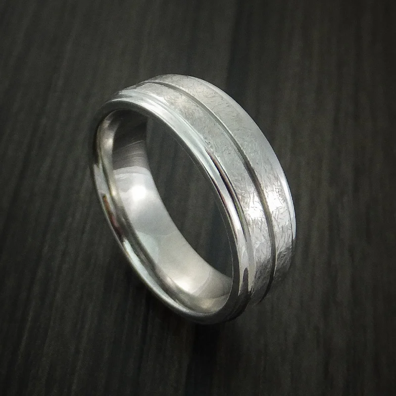 Inconel Men's Ring Distressed Finish Band