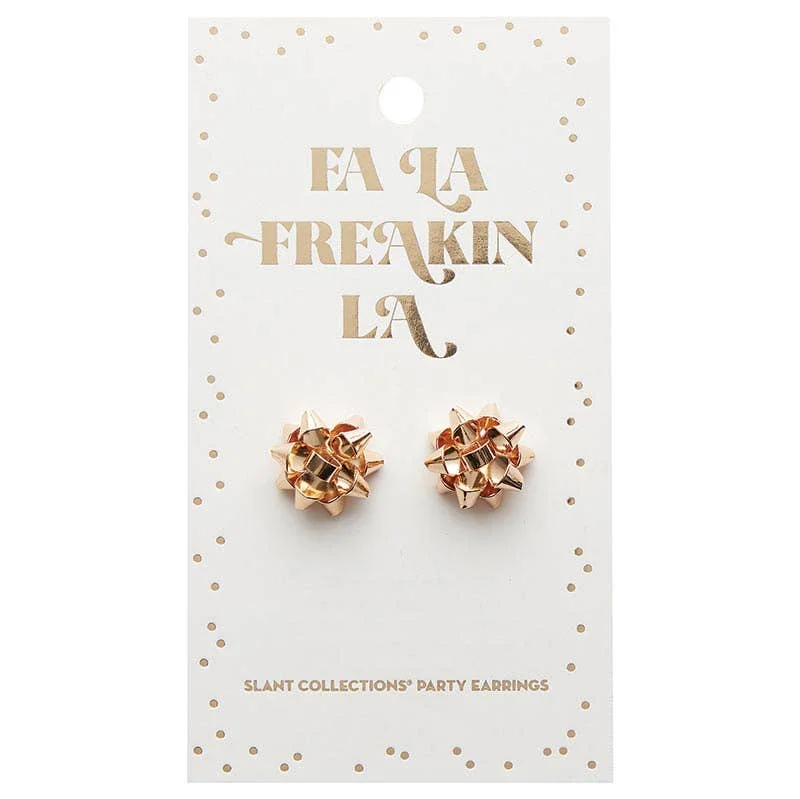 Fa La Freakin La Party Earrings