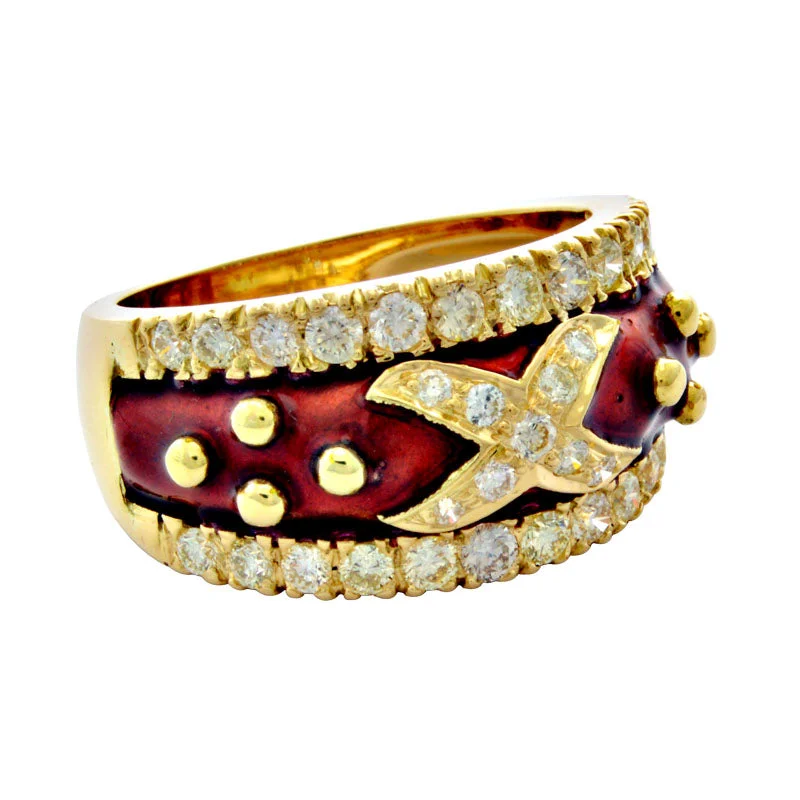 Ring-Diamond (Enamel)