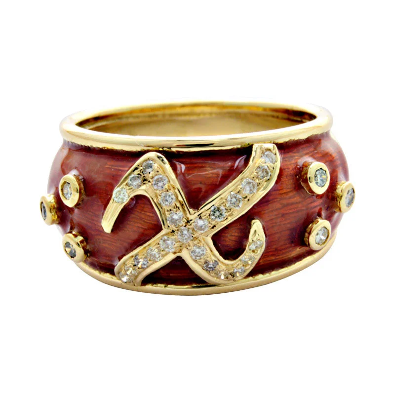 Ring-Diamond (Enamel)